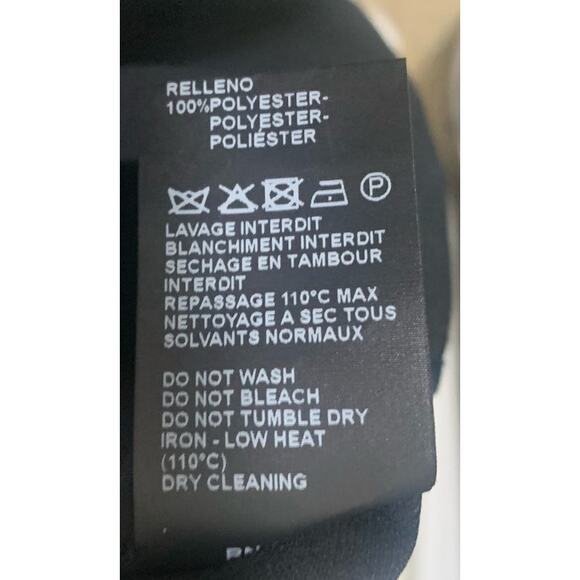 The Kooples sz S NWT Black‎ Crepe and Satin Trim Tuxedo Jacket Wrap Mini Dress - Picture 8 of 10